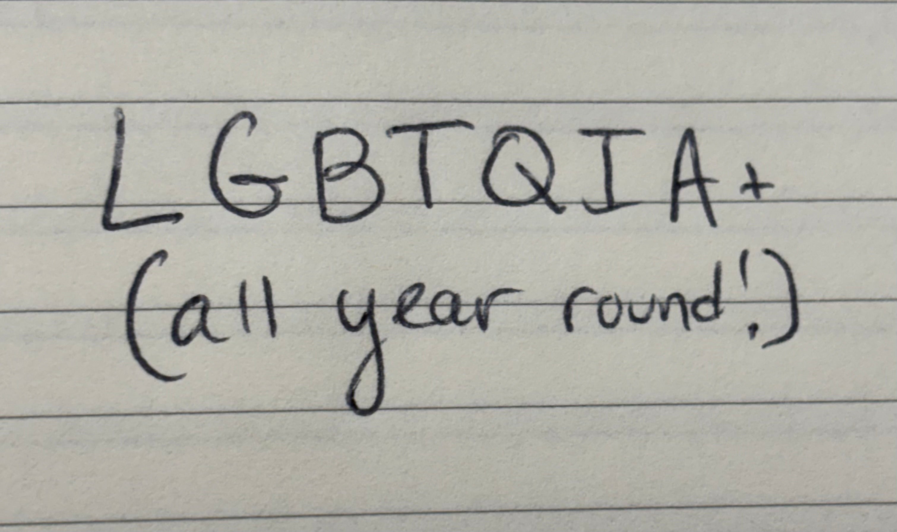 LGBTQIA+ Stickers - PRIDE ALL YEAR ROUND