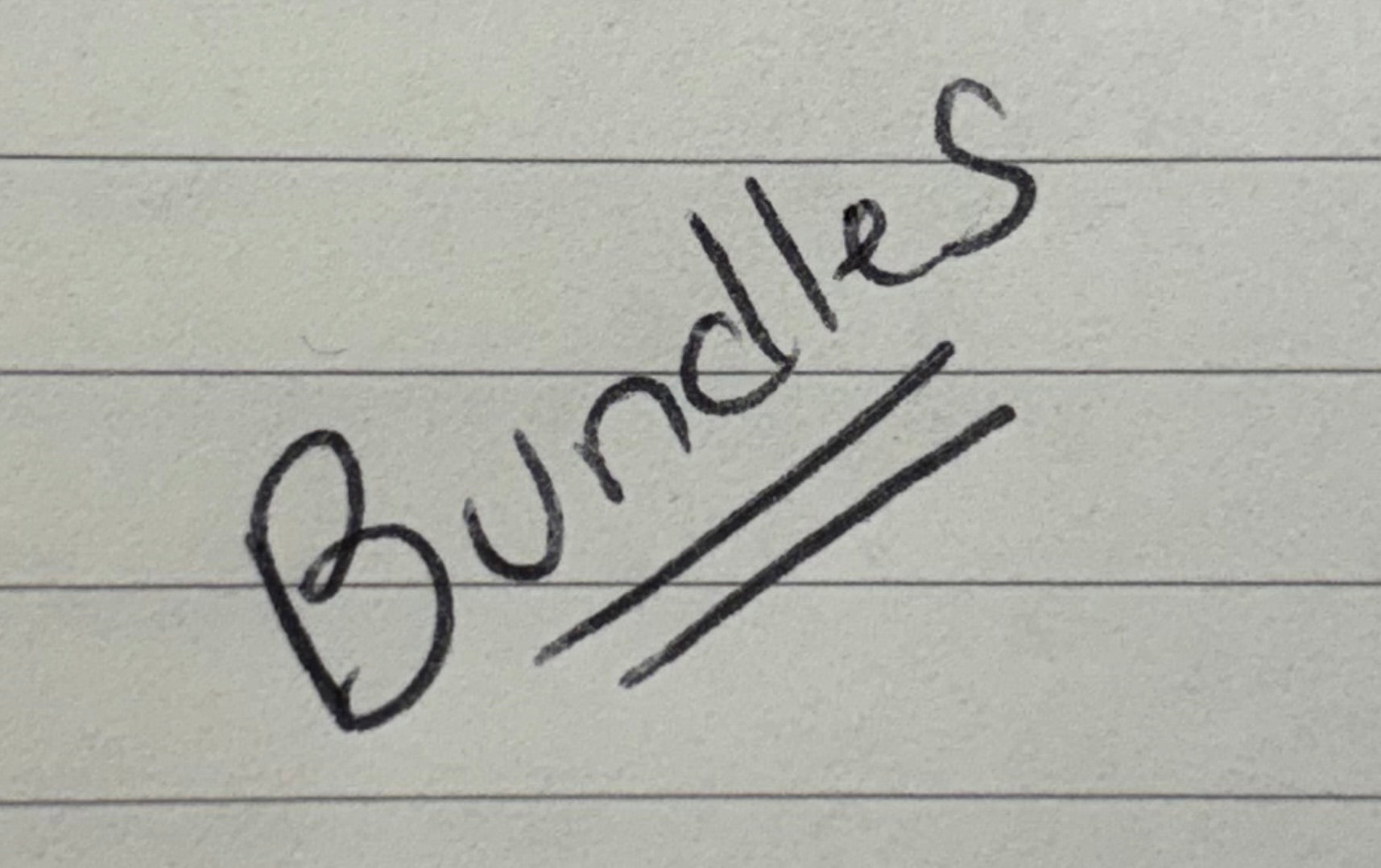 BUNDLES - this and that AND that