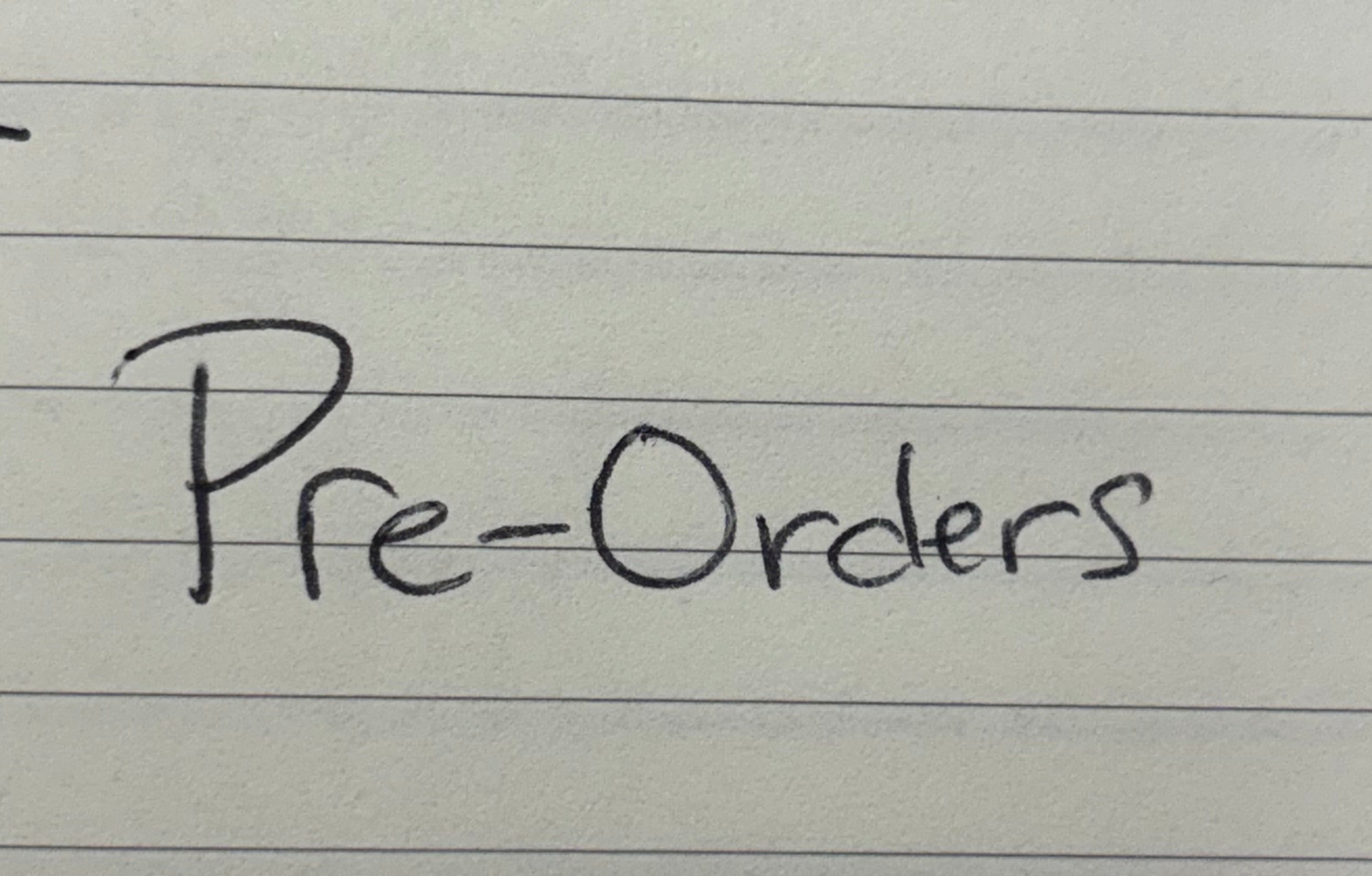 ...Pre-Order Stickers...