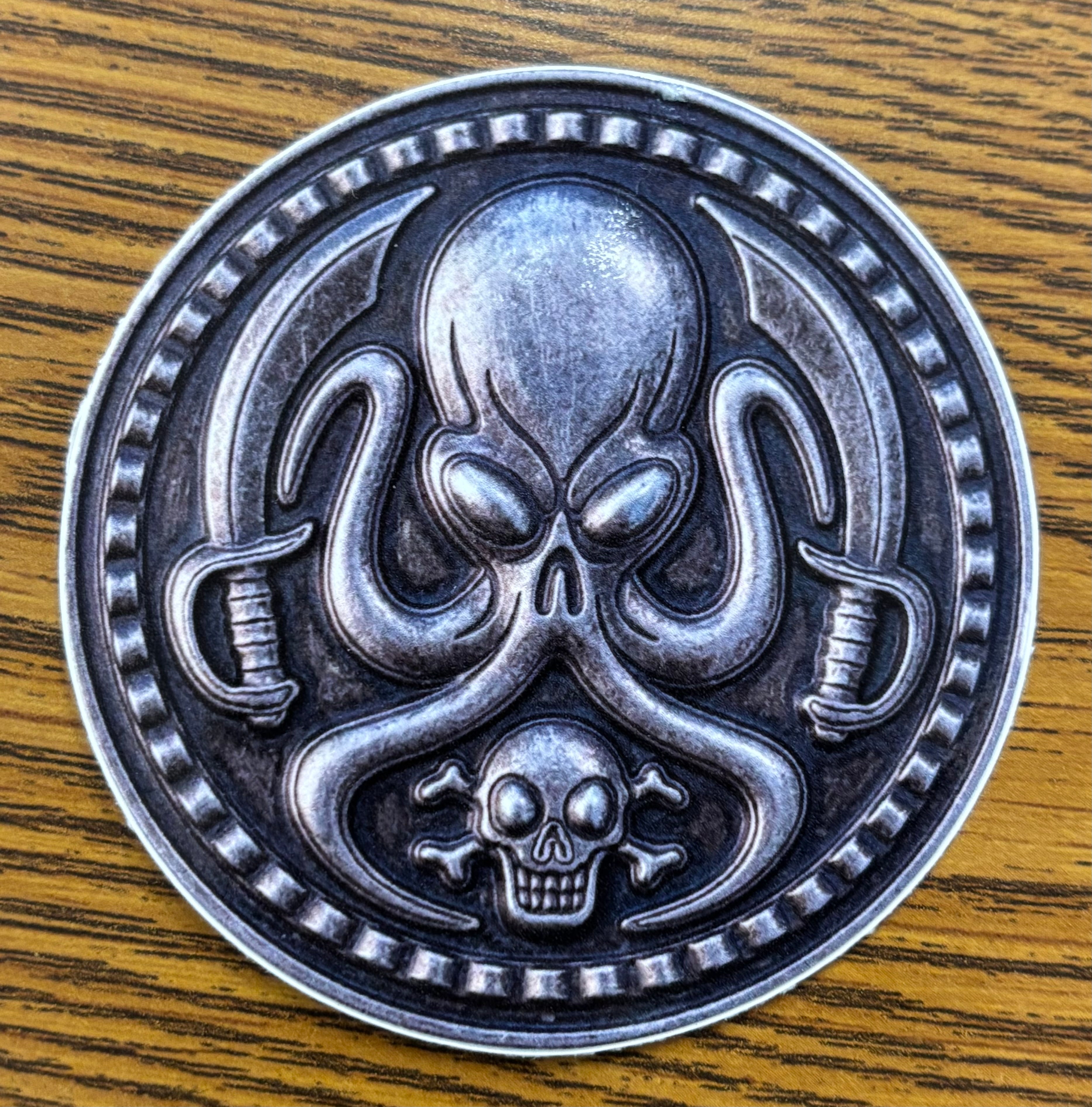 DHTP Octo Coin Slaps - 3” and 2"- Many Shades of Octo