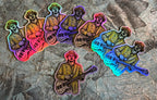 Rustic Claypool in Yellow - 2.5" die cut - Holographic