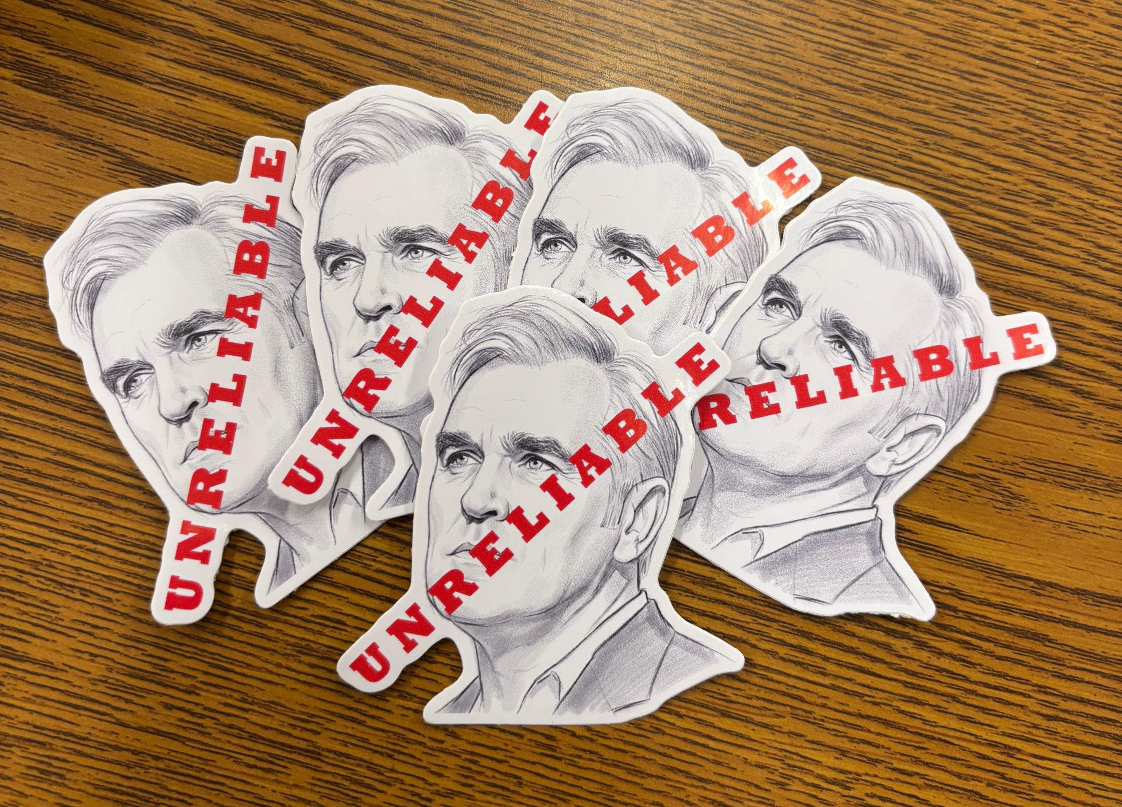 Morrissey: UNRELIABLE - 3” nonshiny die cut
