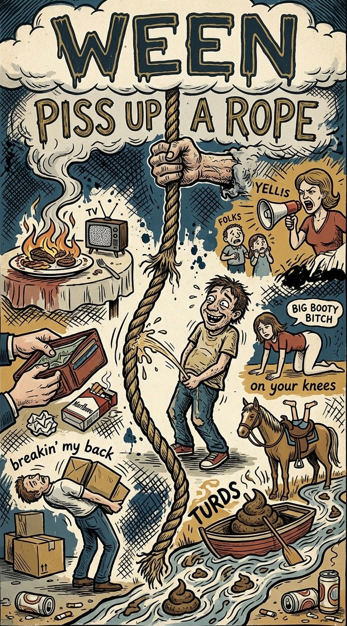 Piss Up A Rope: A (bad) Visualization Of Words
