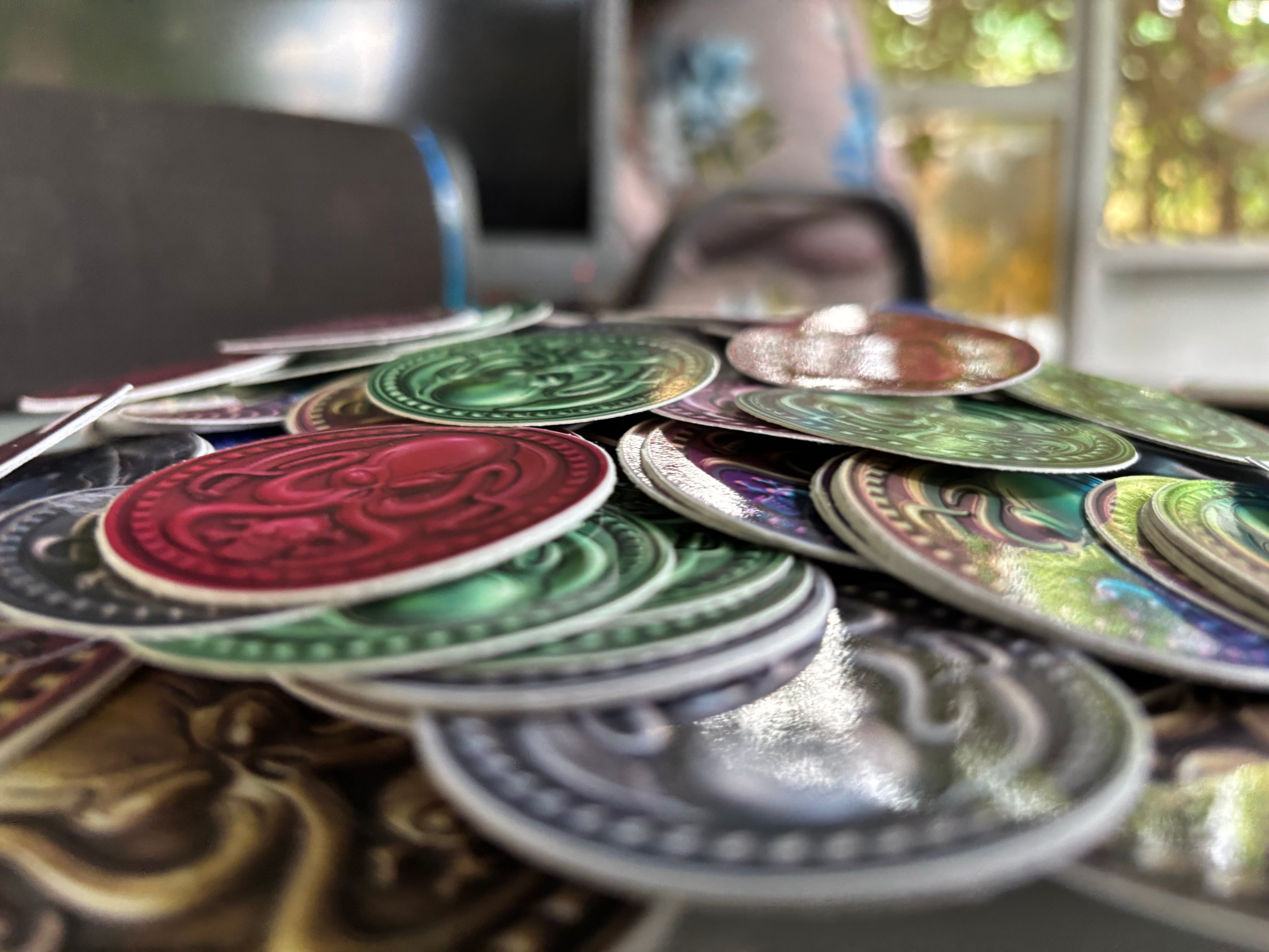 DHTP Octo Coin Slaps - 3” and 2"- Many Shades of Octo