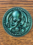 DHTP Octo Green Coin Slap - 2" shiny