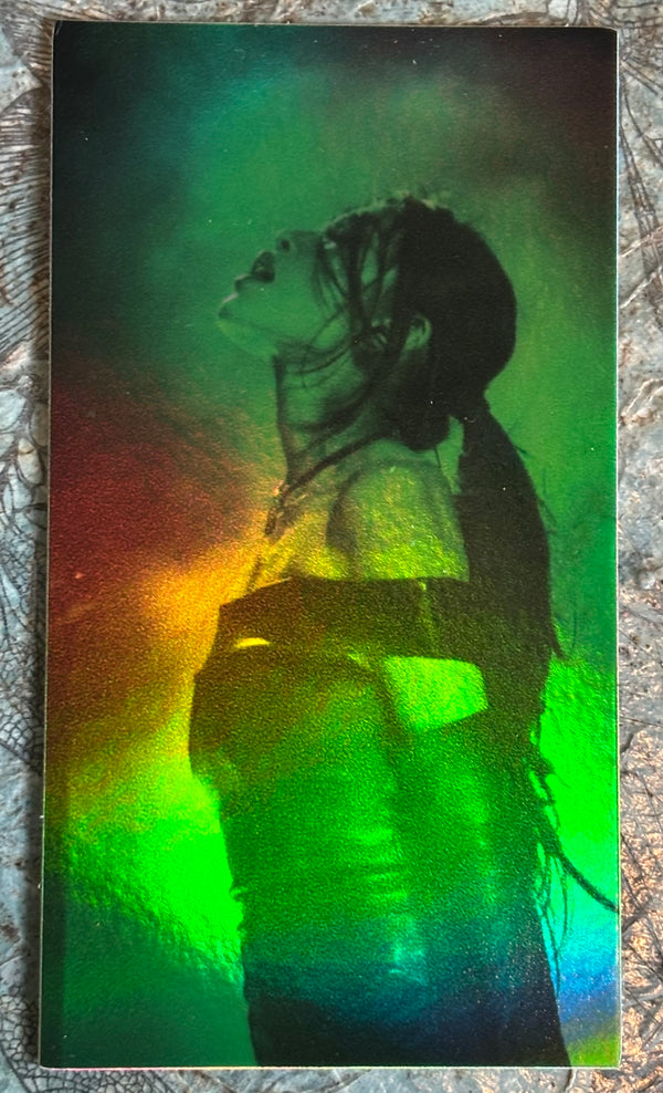 Full MariQUEEN in Holographic Green - 4" x 2"