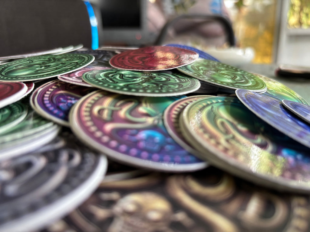 DHTP Octo Coin Slaps - 3” and 2"- Many Shades of Octo