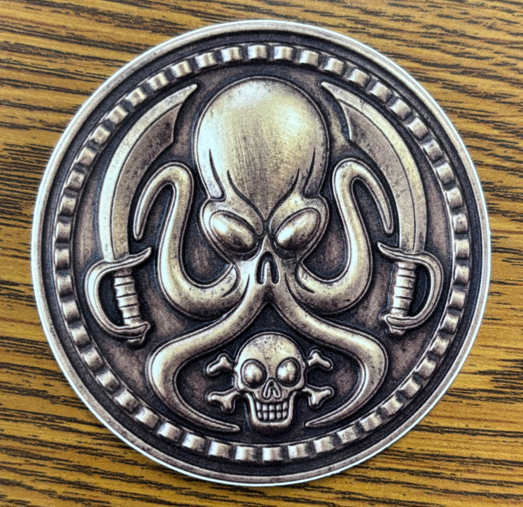 DHTP Octo Coin Slaps - 3” and 2"- Many Shades of Octo
