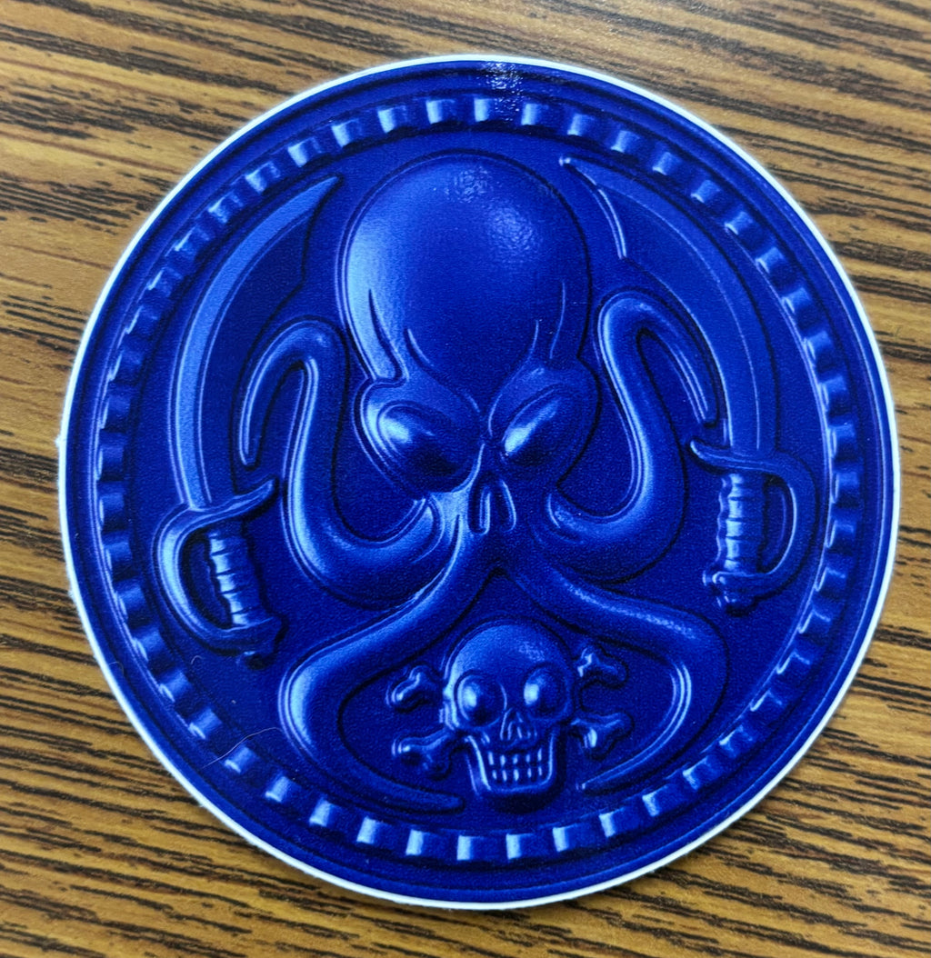 DHTP Octo Coin Slaps - 3” and 2"- Many Shades of Octo