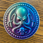 DHTP Octo Coin Slaps - 3” and 2"- Many Shades of Octo