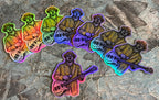 Rustic Claypool in Yellow - 2.5" die cut - Holographic