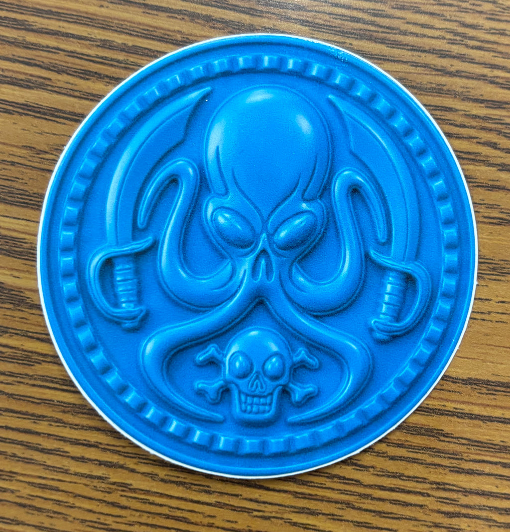 DHTP Octo Coin Slaps - 3” and 2"- Many Shades of Octo