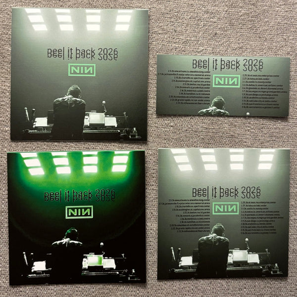Nine Inch Nails Peel it Back 2026 Tour Stickers