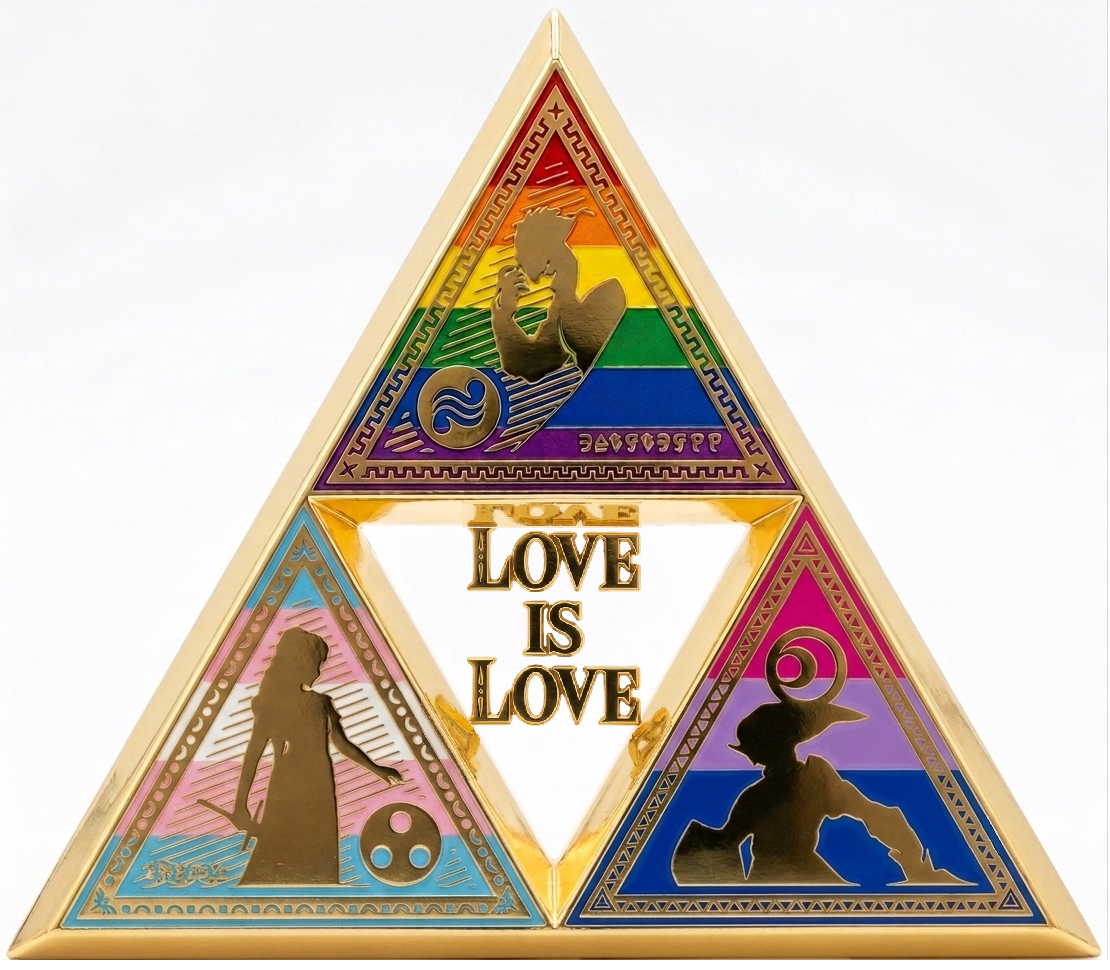 PRIDE 2026 Drop #06: Triforce of LOVE
