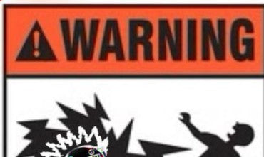 (Pre-Order)  Don't Get Too Close To My WARNING!!!! - 3" shiny stickers